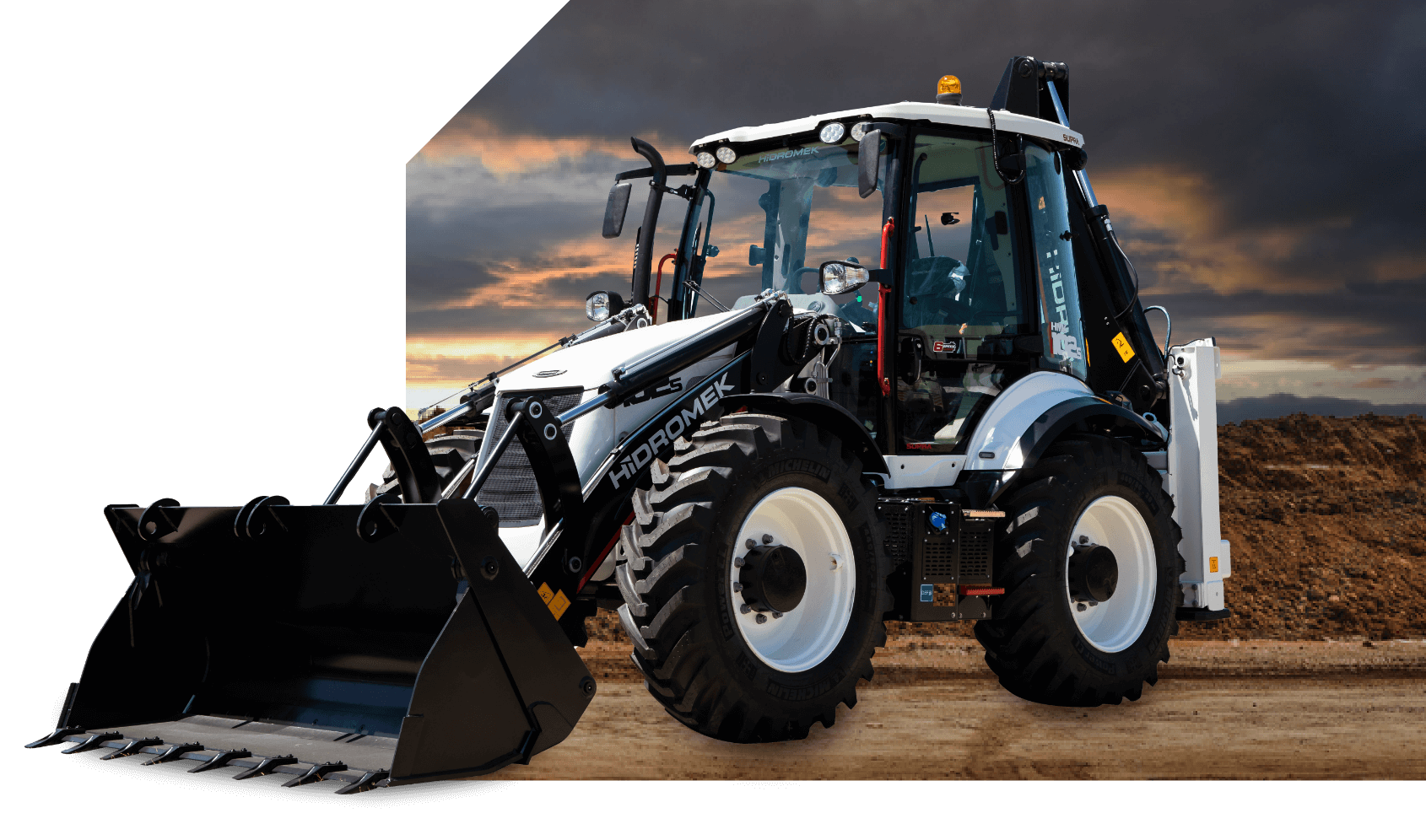 Hidromek-banden-graaflaadmachine Hidromek Banden Graaflaadmachine